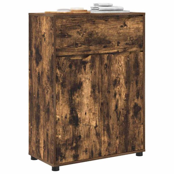 vidaXL Vannas istabas skapītis Dūmaka ozols 72,5 x 36,5 x 100 cm