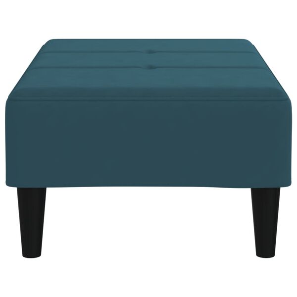 vidaXL kājsoliņ&scaron;, 78x56x32 cm, zils samts