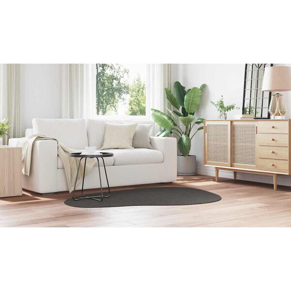 vidaXL Paklājs HUARTE Antracīts 120 x 170 cm Poliesters