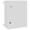 vidaXL Kontroles skapis Pelēka 47 x 24 x 50 cm ABS plastmasa