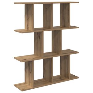 vidaXL Sienas plaukts Artisan Ozols 80 x 20 x 96 cm
