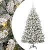 vidaXL Mākslīgā Ziemassvētku eglīte 180 cm 300 LED Silti balts