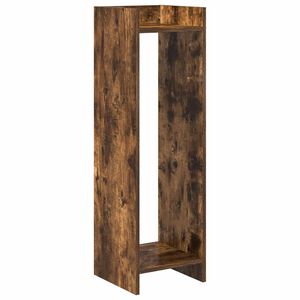 vidaXL Augu statīvs Kūpināts ozols 30 x 30 x 100 cm Inženierijas koks