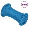vidaXL darba virve, zila, 3 mm, 50 m, polipropilēns