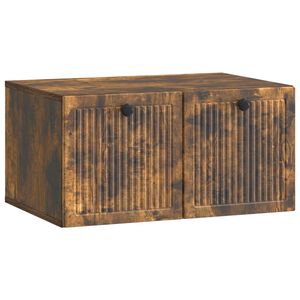 vidaXL Sienā piestiprināms TV skapis Kūpināts ozols 59,5 x 41 x 30 cm
