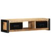 vidaXL TV skapis 100x30x25 cm Masīv Rough Wood Mango