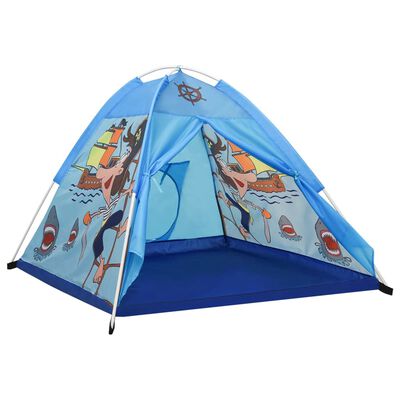 vidaXL rotaļu telts, zila, 120x120x90 cm