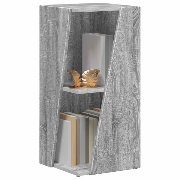 vidaXL Sānu plaukts Pelēks Sonoma 33 x 32 x 70,5 cm Inženierijas koks