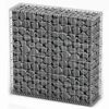 vidaXL gabions ar vāku, cinkota stieple, 100x100x30 cm
