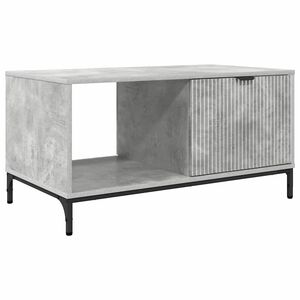 vidaXL Kafijas galdiņ&scaron; Betona pelēks 90 x 49 x 46 cm Inženierijas koks