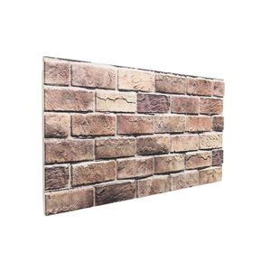 vidaXL Sienas paneļi 10 gab. 100 x 50 cm Brūna un pelēka EPS putas