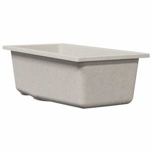 vidaXL Virtuves izlietne Bē&scaron;a 21 x 44 x 14 cm Granīts