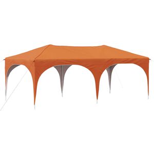 vidaXL Pop-up svinību teltis 575 x 288 x 245 cm Oranža Oksforda audums