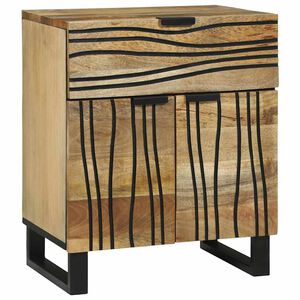 vidaXL Nakts skapītis Dabiska 50 x 33 x 60 cm Inženierijas koks