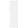 vidaXL apavu skapis ar 2 nodalījumiem, balts koks