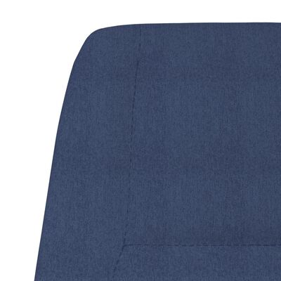 vidaXL atpūtas krēsls, zils audums