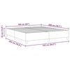 vidaXL Platformas gultas rāmis Zila 160 x 200 cm audums
