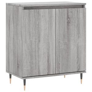 vidaXL kumode, pelēka ozolkoka, 60x35x70 cm, inženierijas koks