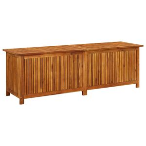 vidaXL dārza uzglabā&scaron;anas kaste, 175x50x58 cm, akācijas masīvkoks