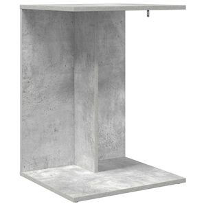 vidaXL Sānu galds Betona pelēks 45 x 40 x 62,5 cm Inženierijas koks