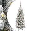 vidaXL Mākslīgā Ziemassvētku eglīte Balts 120 cm