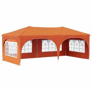 vidaXL Pop-up svinību teltis 575 x 288 x 245 cm Oranža Oksforda audums