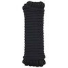 vidaXL Laivu virvju 10 mm 15 m Melns Poliesters