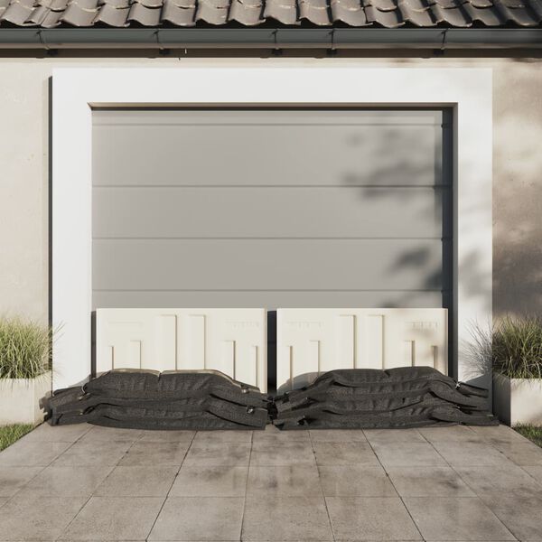 vidaXL smil&scaron;u maisi, 100 gab., tum&scaron;i zaļi, 103x25 cm, HDPE