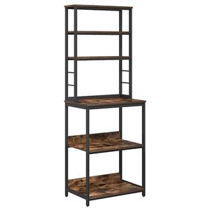 vidaXL Virtuves plaukts 5 līmeņi 60 x 40 x 168 cm Inženierijas koks