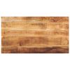 vidaXL galda virsma, 100x50x2,5 cm, taisnstūra, raupj&scaron; mango masīvkoks