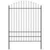 vidaXL Dārza žogs 7 pcs Pelēka 170 x 225 cm