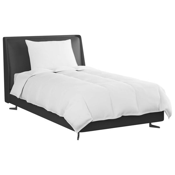 vidaXL Ziemas gultas sega ar spilvenu 2 pcs Balts Dūnu spalva