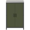 vidaXL Virtuves Uzglabā&scaron;ana Olīvu zaļ&scaron; 60 x 50 x 92 cm Tērauds