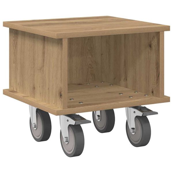 vidaXL Televizora stends Artisānā ozols 37 x 35 x 35 cm