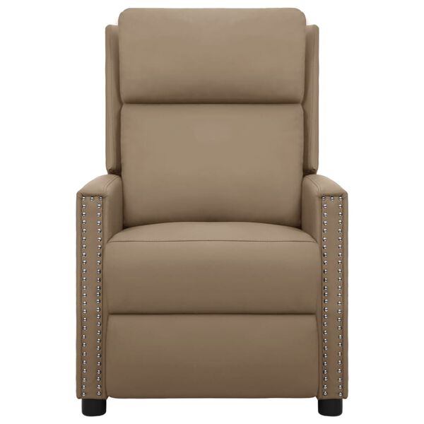 vidaXL masāžas krēsls, kapučīno krāsas mākslīgā āda