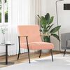 vidaXL atpūtas krēsls Rozā 59 x 75 x 78 cm