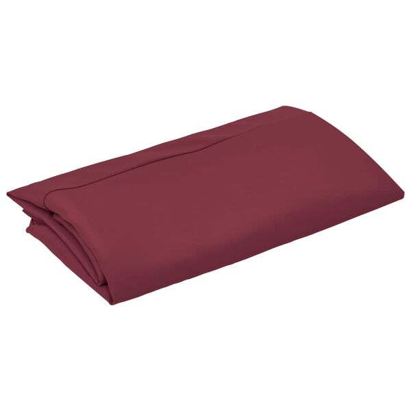 vidaXL saulessarga rezerves audums, bordo sarkans, 350 cm