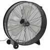 vidaXL industriāls ventilators, 77 cm, 187,7 W, melns