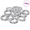 vidaXL Stieples mazgātājs 15929 pcs Balts Dzelzs