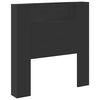 vidaXL Galvgalis Melna 100 x 16,5 x 103,5 cm Inženierijas koks