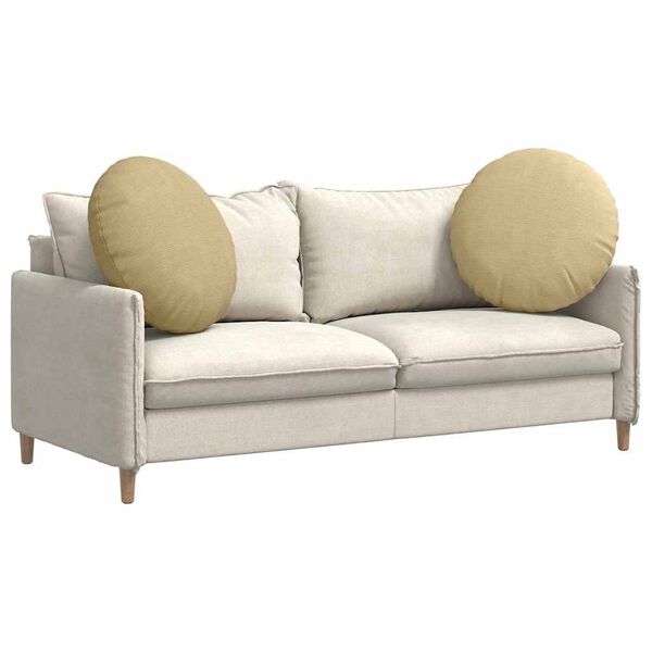 vidaXL Sēdvietas spilventiņi 2 pcs Pelēki zaļa Ø 80 cm