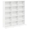 vidaXL CD skapis Balts 96 x 23,5 x 97,5 cm Inženierijas koks