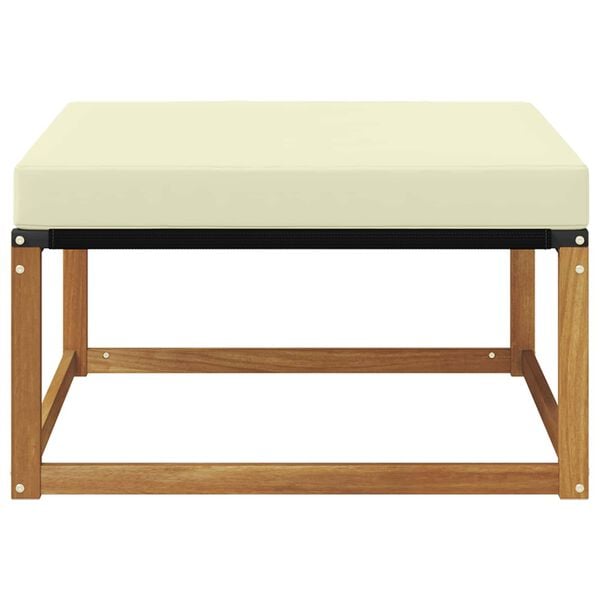 vidaXL Āra krēsls Cietā akācijas koks Dabiska