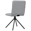 vidaXL virtuves krēsli, 2 gab., gaiši pelēks audums
