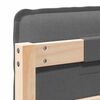 vidaXL Mīkstināts gultas galvgalis Dabīgs un gai&scaron;i pelēks 160 cm