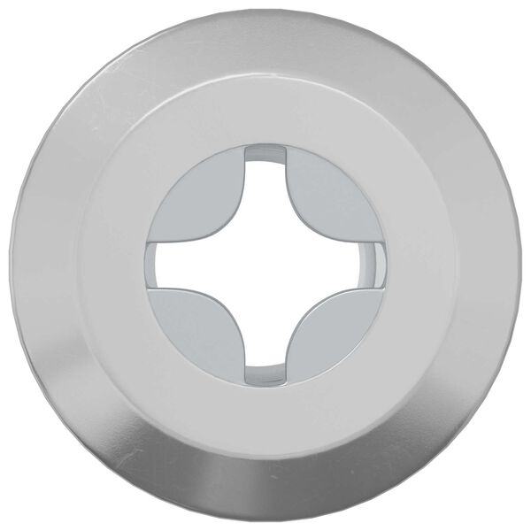 vidaXL Bloķējo&scaron;ais uzgrieznis 12 pcs Niķelis M6 x 15 mm Tērauds