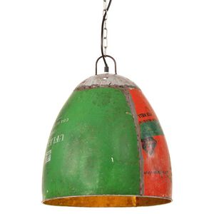 vidaXL griestu lampa, industriāls stils, krāsaina, 25 W, 42 cm, E27