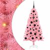 vidaXL Ziemassvētku eglīte Rozā 150 cm PVC