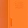 vidaXL skapītis, 42,5x35x101,5 cm, tērauds, oranžs