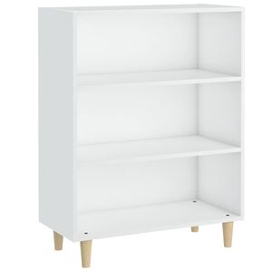 vidaXL kumode, balta, 69,5x32,5x90 cm, inženierijas koks